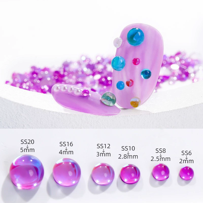 Glass nail decoration, accessory, accessories, DIY