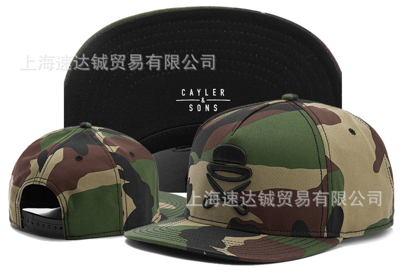 Mayorista comercio exterior sombrero plano sombrero ajuste sombrero sombrero de automóvil sombrero de moda americana sombrero de sol sombrero de sol