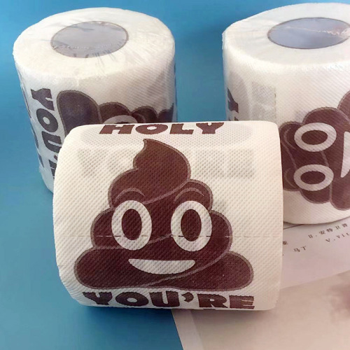 Printed toilet paper, stool printed paper towel, household toilet paper, toilet paper, cored paper roll, colored napkin