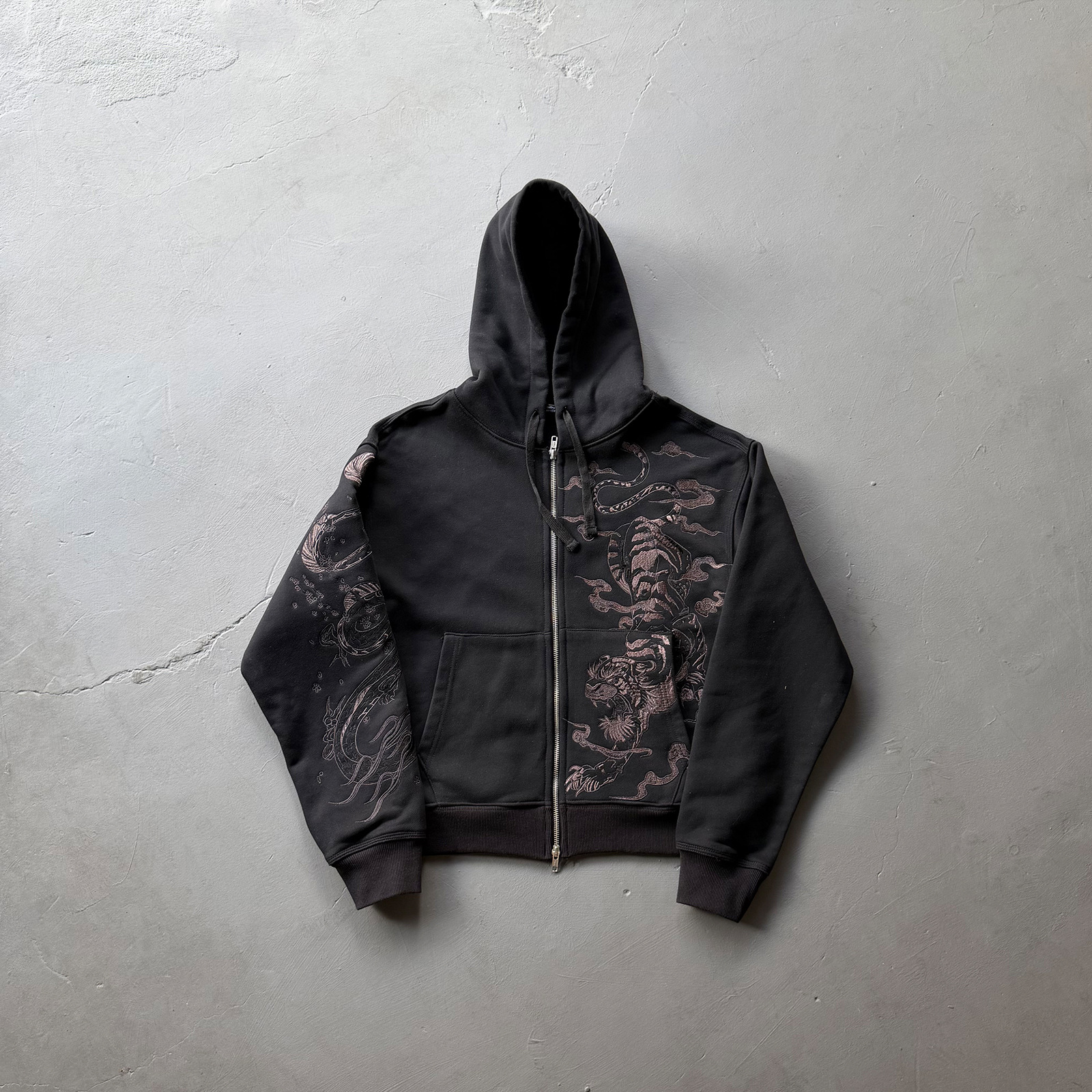 Gallery Dept. Zip Jacket Embroidery Black