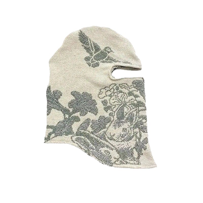 2025 otoño y invierno nueva personalidad floral al aire libre moda moda retró cálida sombrero al por mayor a prueba de viento