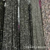 Silver obsidian faceted beads