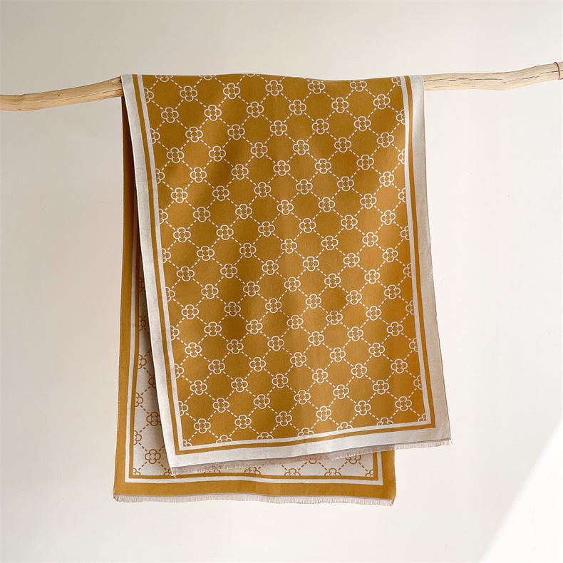 Schal für Damen im Winter, mit High-End-Gefühl, aus Kaschmir. Schal für die Klimaanlage im Büro, vielseitige Trendmarke._voghion.com