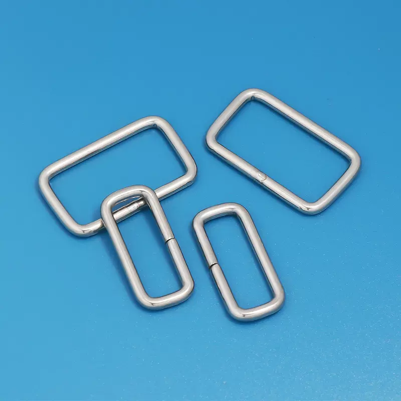 来图加工 多规格优质铁金属扣 方扣 口字扣 服饰箱包五金配件批发