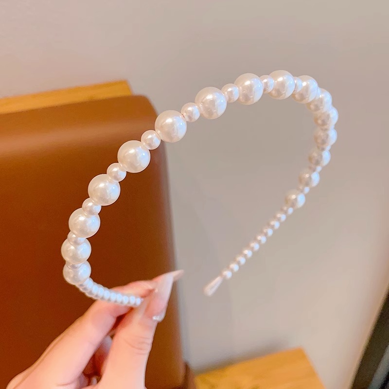 Super Hada niña princesa tocado horquilla de alto sentido de los niños perla diadema niña Mori Hada belleza no apretado pelo paquete