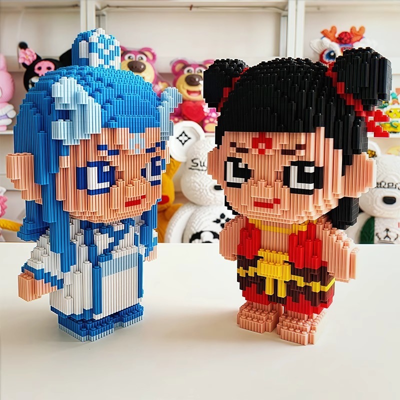 2025 新しい Nezha Ao Bing は、レゴビルディングブロック教育組み立ておもちゃと互換性があり、男の子と女の子向けの難しいパズルギフトです。|undefined