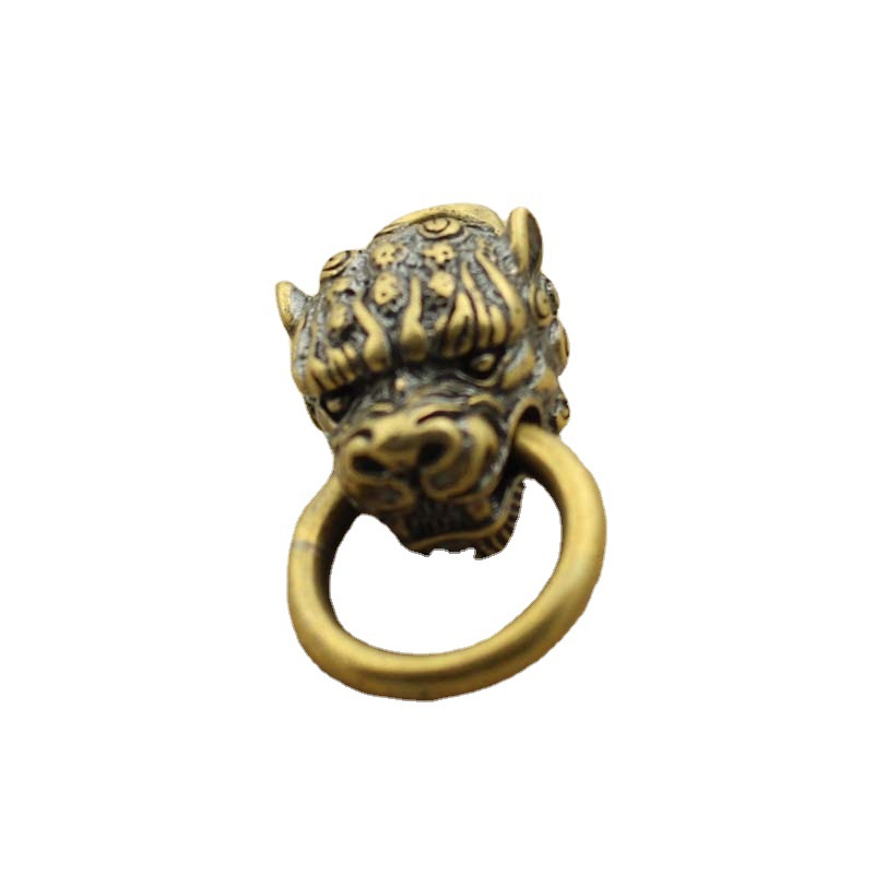 Bonwet bite the Tang Lion Culture Antique decoration buckle buckle