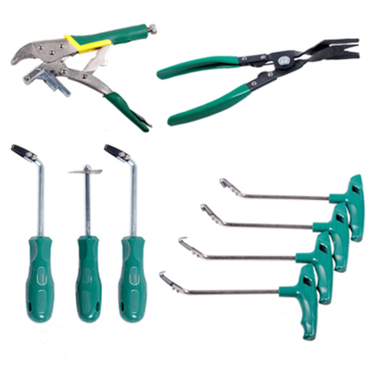 Alicates de apertura de faros hebilla de plástico destornillador quitar plástico remache hebilla alicates placa de revestimiento hebilla alicates reparación de automóviles herramienta de protección de automóviles