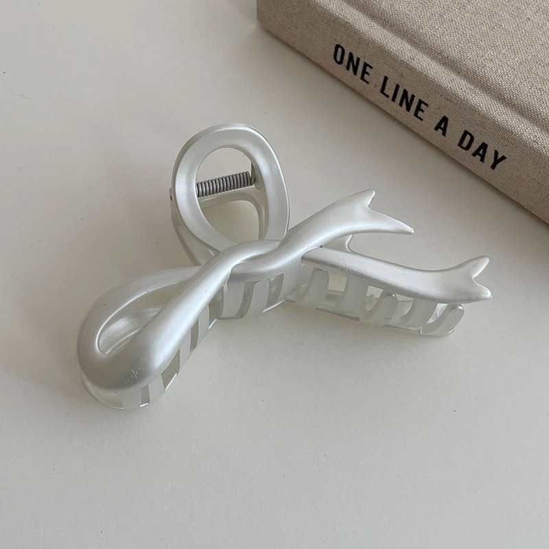 Corea del Sur temperamento elegante gran horquilla clip de tiburón estilo coreano updo clip de pelo de horquilla de Cabeza trasera