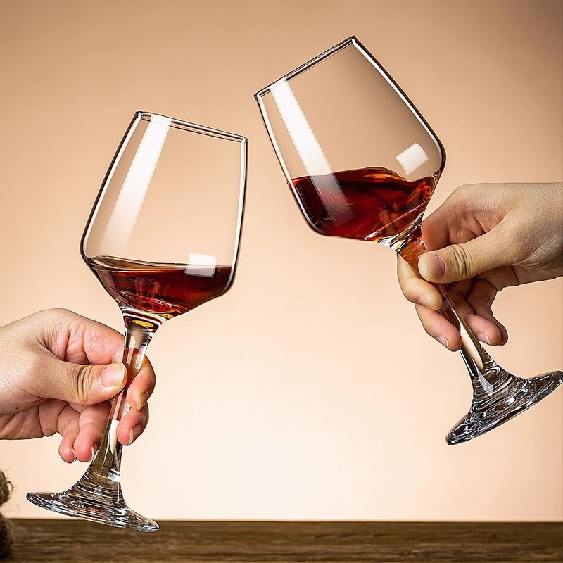 Tazas de cristal laurel, tazas de vino rojo, tazas de vino de bordeaux europeas, tazas de vino extranjeras para fiestas