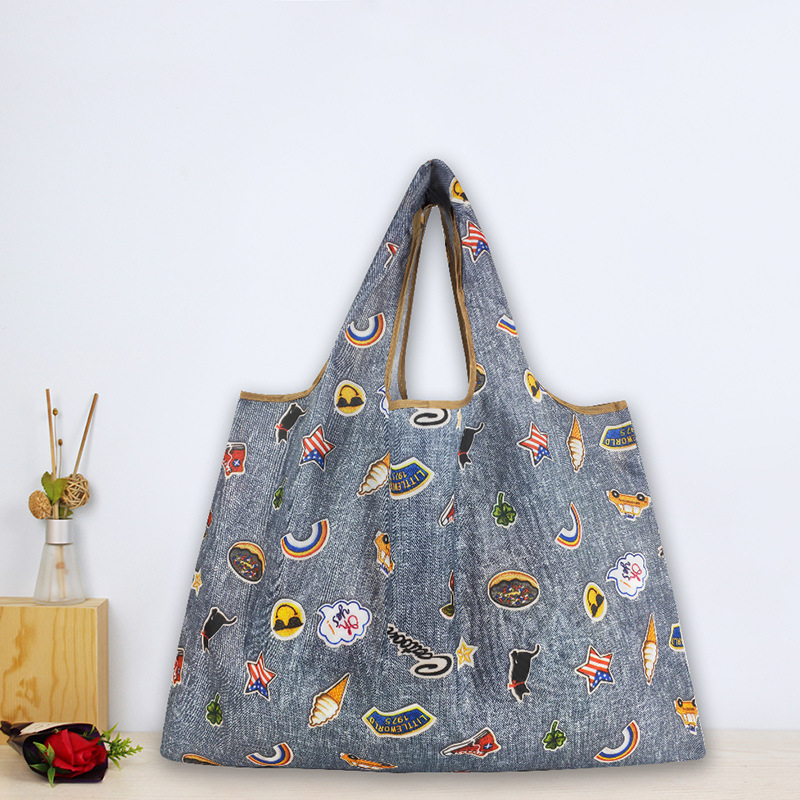 可折叠购物袋收纳包环保袋超市买菜包手提牛津布袋折叠便携式