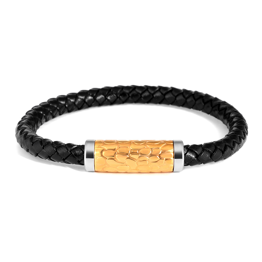 Trend woven magnetic bracelet stainless steel