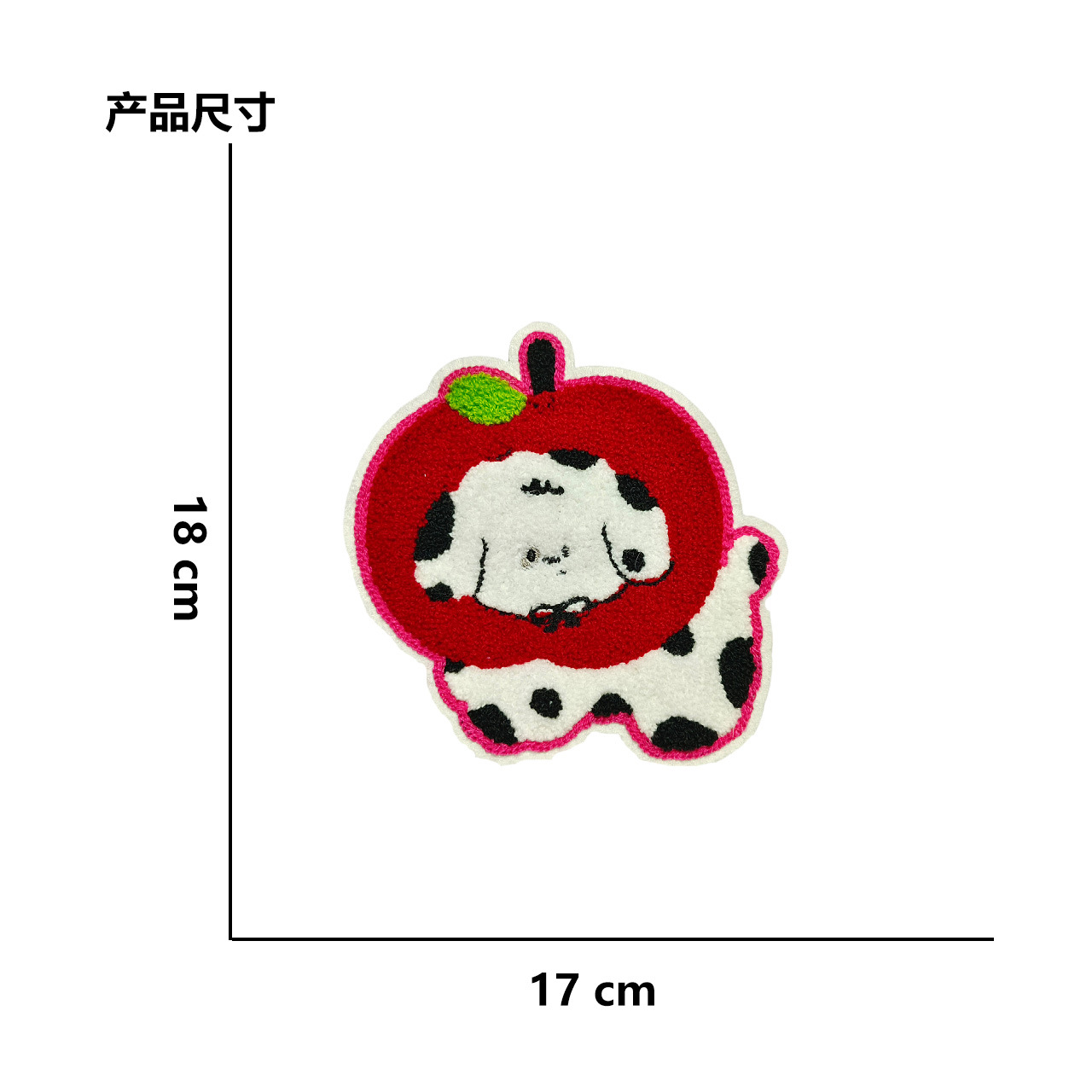 Nuevos dibujos animados computadora bordado toalla bordada gatito perro pegatinas de tela accesorios ropa bolsa accesorios DIY pegatinas