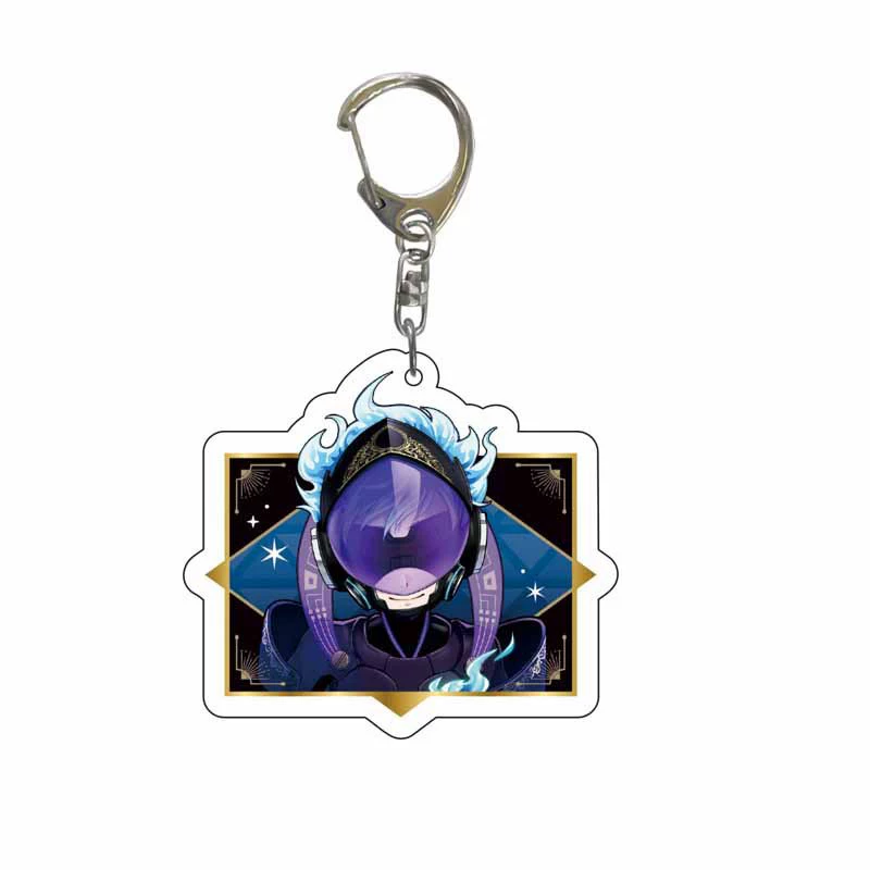 Acrylic keychain, backpack accessory, (Physicals)
