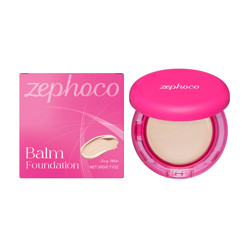 ZEPHOCO 保湿ファンデーションクリームは軽くてフィット感があり、肌に潤いを与え、コンシーラー、クリアでオイリー肌、乾燥肌に適しています。|undefined