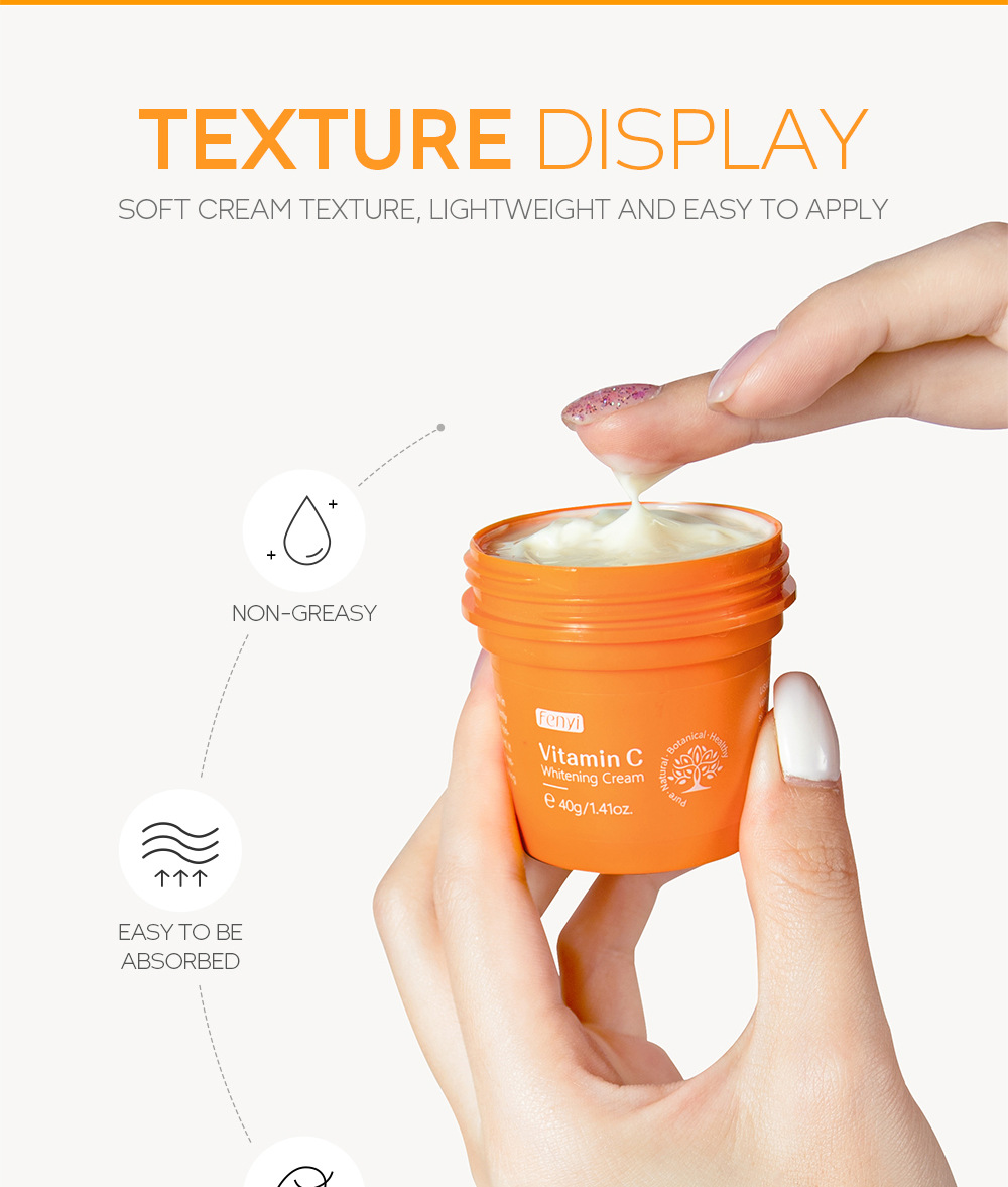 FENYI Vitamin C Cream 40g Hydrating and Moisturizing Cross-border Shrimp Skin Care Products and Cosmetics wholesale undefined
