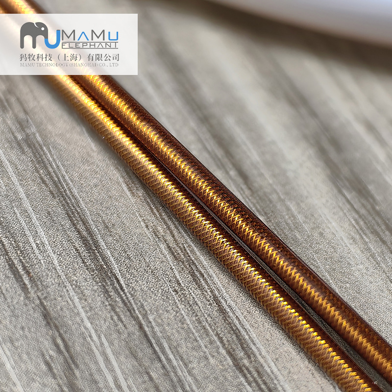 PI编织管毛细管耐高温传感器套管高压高频电子保护套管聚酰亚胺管