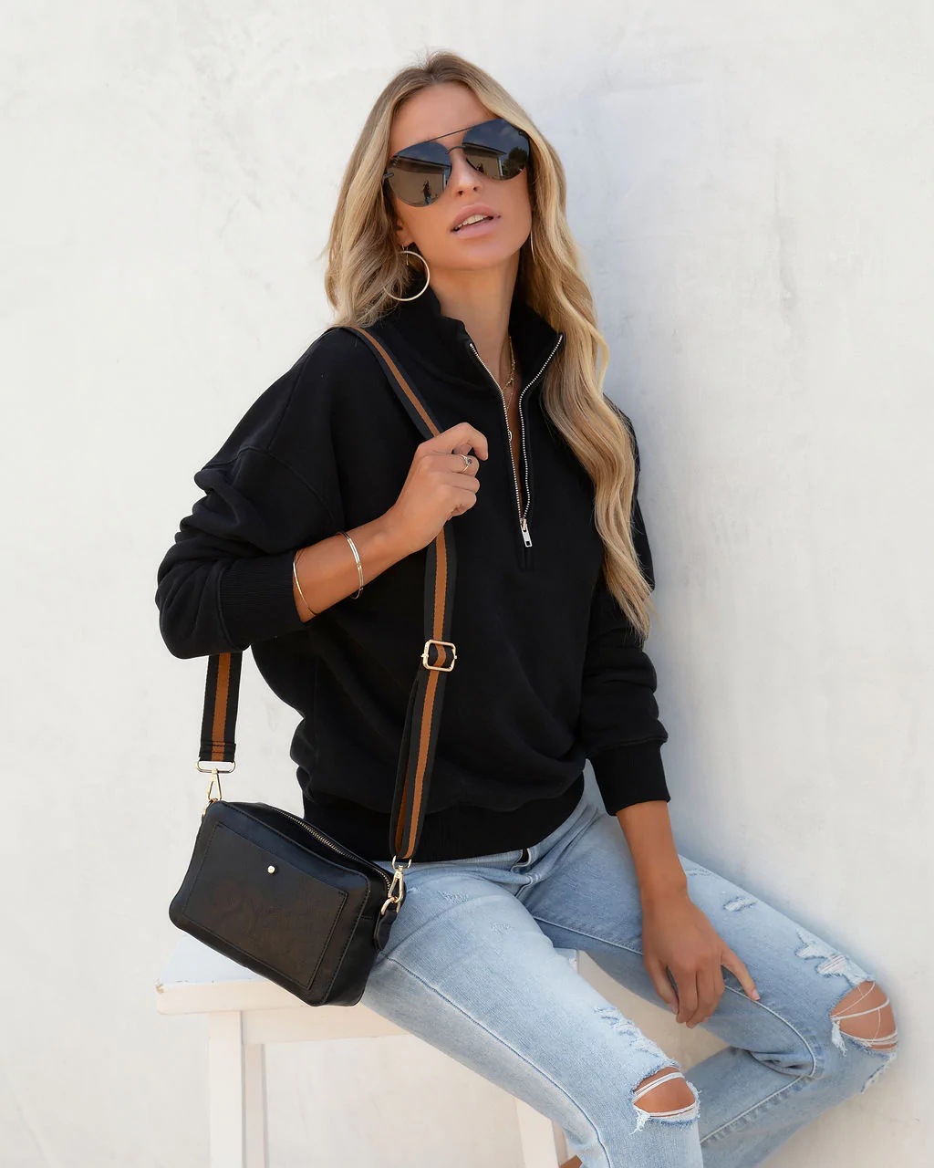 Solid Color Women's Pullover Sweater