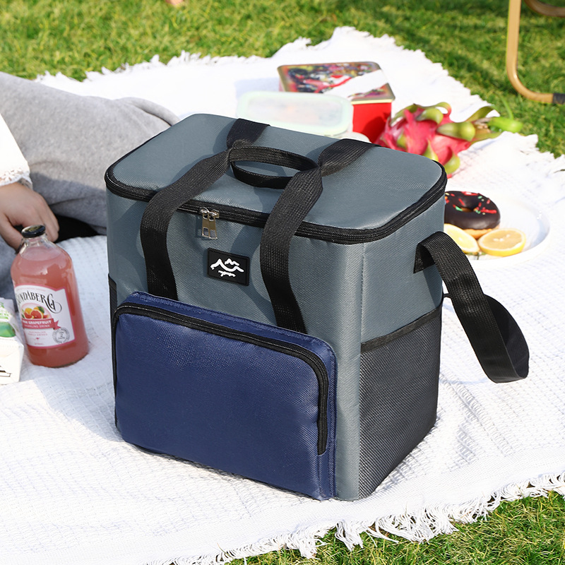 Bolsa aislante portátil transfronteriza, bolsa de picnic al aire libre, bandolera de gran capacidad, bolsa de hielo, bolsa de almuerzo, bolsa de almuerzo, trabajo con comida, conservación fresca