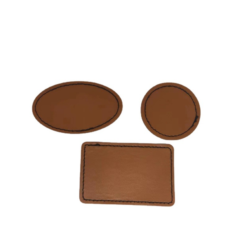 Línea de coche PU Comercio exterior etiqueta de cuero adhesivo marca de cuero caso de cuero bolsa de cuero etiqueta ropa pantalones zapatos sofá colchón etiqueta