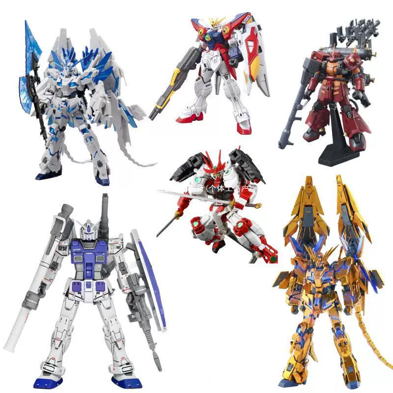 Домашний Gundam Модель Единорог Hander HG HG Fengling Новорожденный Свободно Сакура Порошок Летающие Крылья Свободная Модель