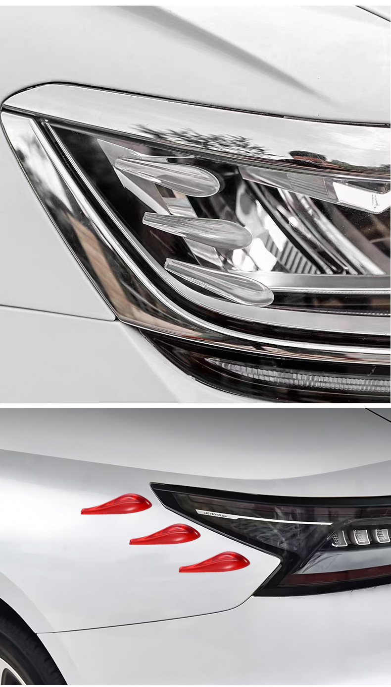 Automobile Modification General Purpose Automobile Reducing Wind Resistance Deflector Reducing Wind Noise Body Car Decorative Strip Anti-collision Strip