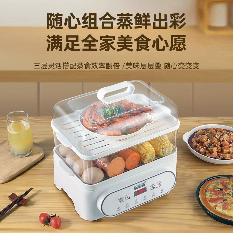 Smart capacious universal steamer stainless steel