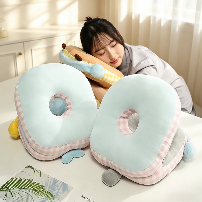 Almohada de Siesta para Escritorio de Franela para Estudiantes