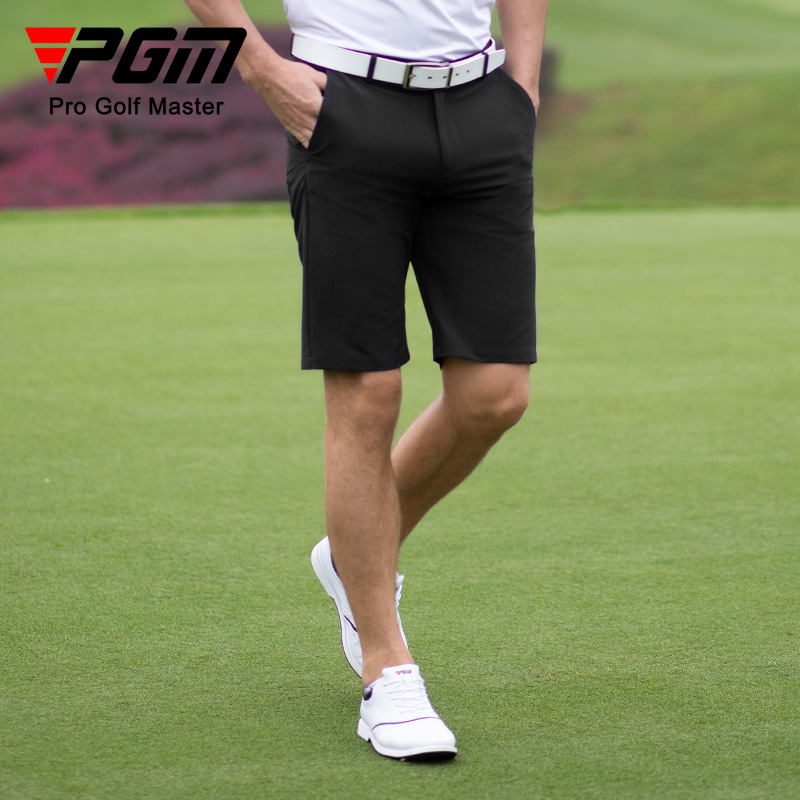 Quần short golf nam PGM thể thao co giãn nhanh khô — KUZ130-màu xanh hải quân, KUZ130-Kaki, KUZ130-Màu đen, KUZ130-màu xám nhạt