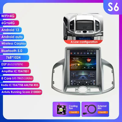 Suitable for 11-17 Models: DVD Navigation - model-a-664g-wifi4glte-version-7862-carplay-eight-core-97inch-suitable-for-11-17-chevrolet-captiva