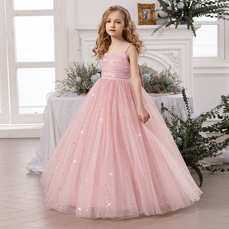 Трансграничное вечернее платье для девочек на день рождения пышная юбка