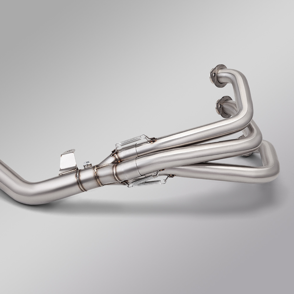 Mt09 Full-Section Exhaust Pipe Modification, Double Oxygen Port Front and Rear Muffler, Non-Destructive Installation 2021-2024