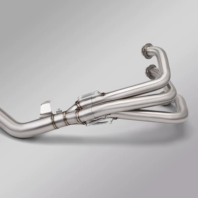 and Rear Muffler, Non-Destructive — Motorcycle exhaust pipe