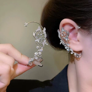Клипсы, модные серьги, легкий роскошный стиль, без проколов ушей