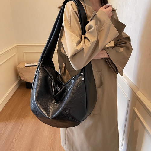 Fashionable niche new style bag Ruiying women's tote bag diagonal cross Korean simple shoulder bag 2024 new style