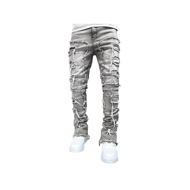 Stretchy Vintage Be Stacked Jeans For Men Premium Raw|undefined