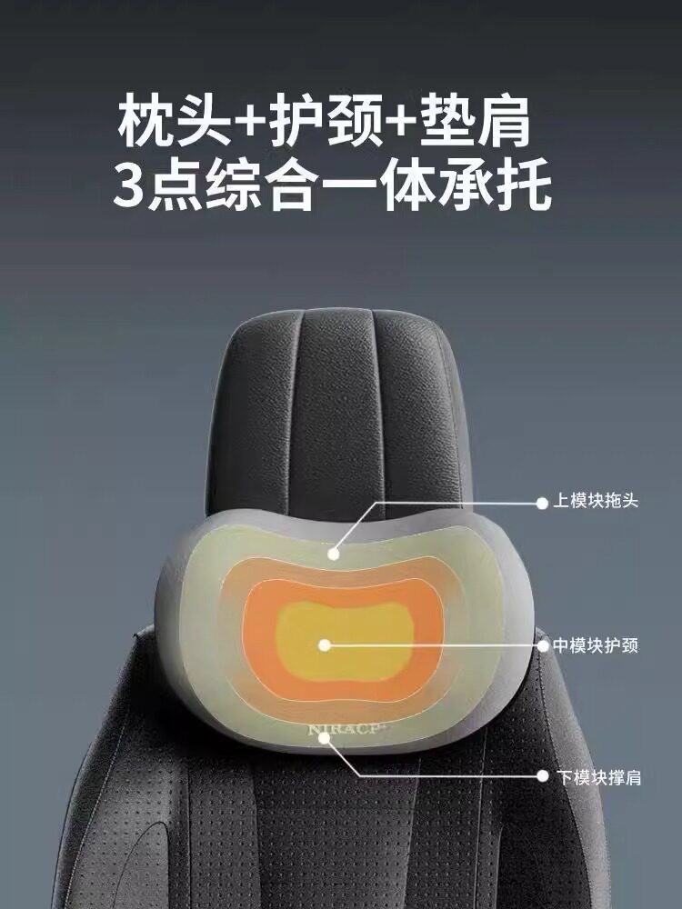 Car lumbar support headrest, lumbar cushion, seat back cushion, car lumbar support, car pillow, long-distance travel essential