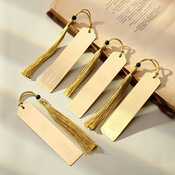 New Words Bronze Metal Bookmark Creative Gift Classical Bookmark…