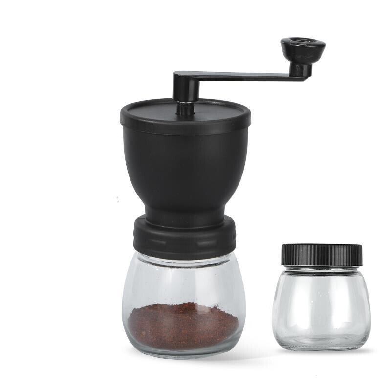 In-Stock Manual Coffee Grinder with Adjustable Coarseness, Ceramic Grinding Mechanism, Hand-Cranked Coffee Grinder