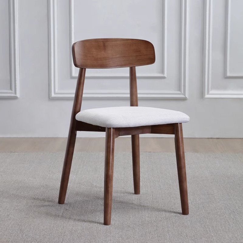 Nordic solid wood dining chair household modern simplicity