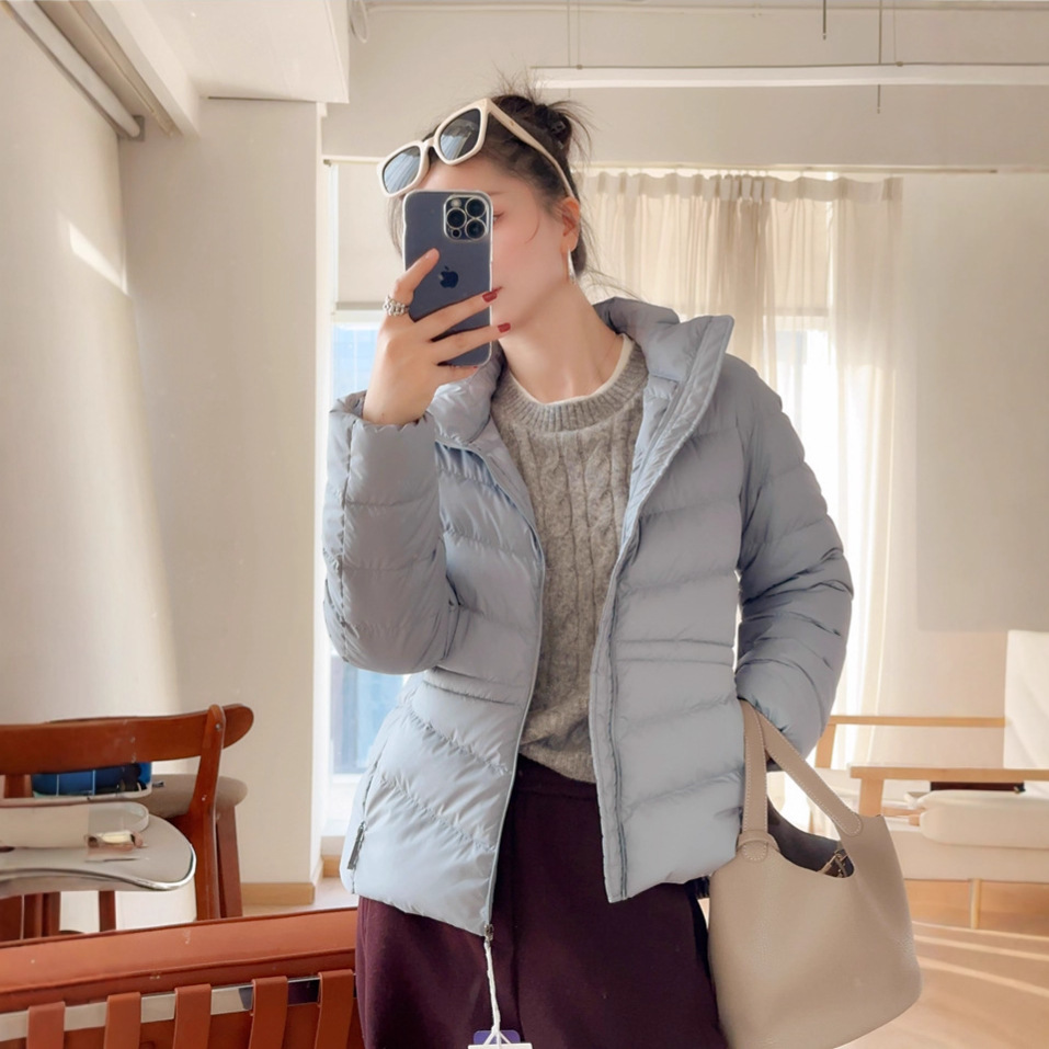 2300+ Light Outdoor Puff down Jacket on the Counter 90 White Duck down Warm Waist Slimming Look Women's Autumn and Winter New 25