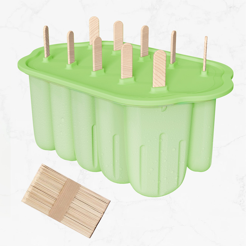 Amazon の人気の自家製アイスクリーム型アイスキャンデー夏の家庭用食品グレードのシリコーンアイスクリーム型卸売|undefined