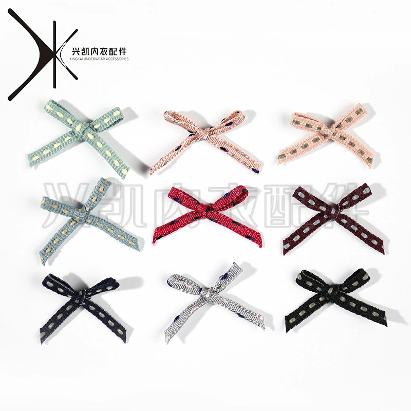 Украшение нижнего белья контрастный Лук Нижнее белье маленький цветочный бант большое количество скидка
