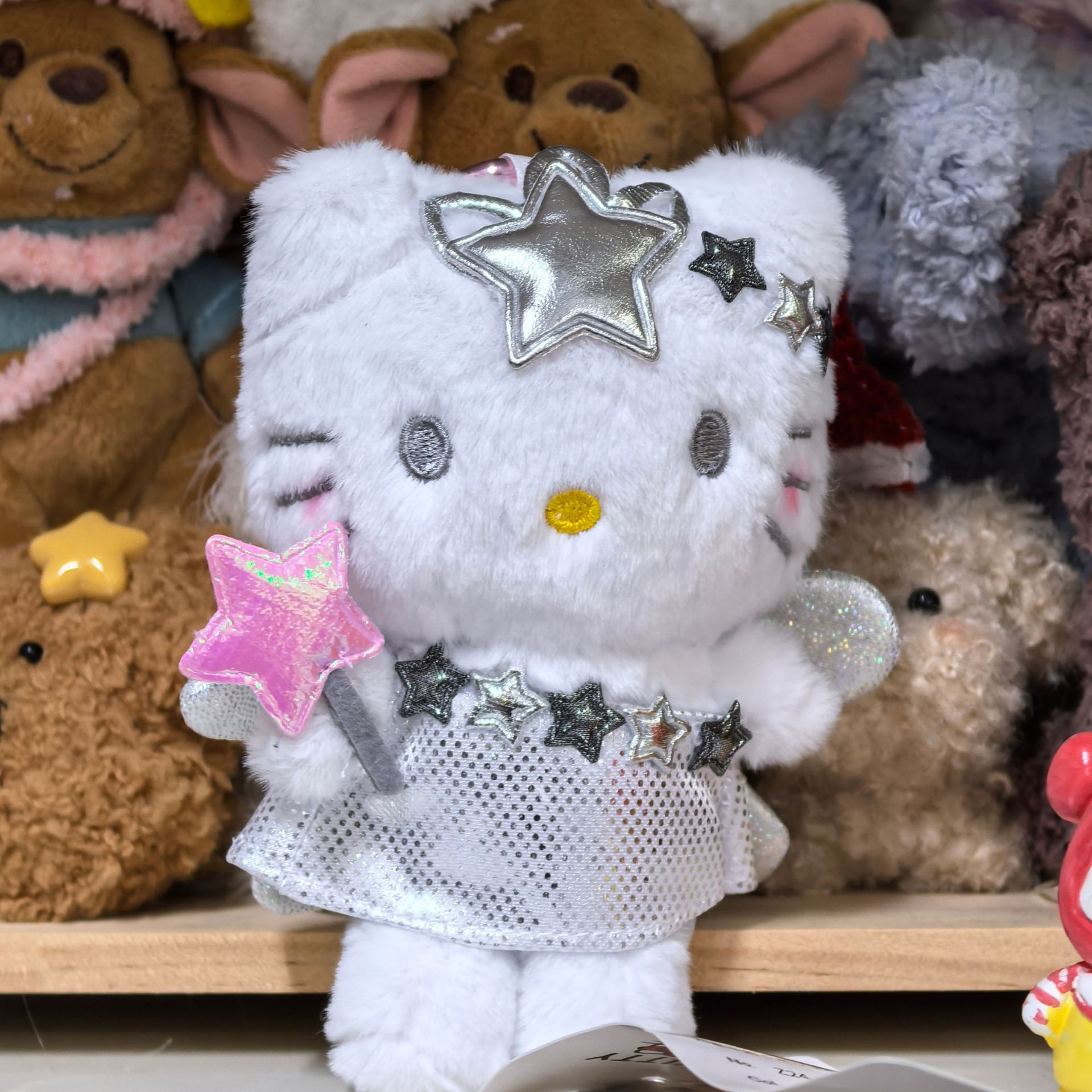 Amor hellokitty muñeca colgante llavero colgante bolsas de regalo bolsas de peluche lindo muñeca colgante lindo