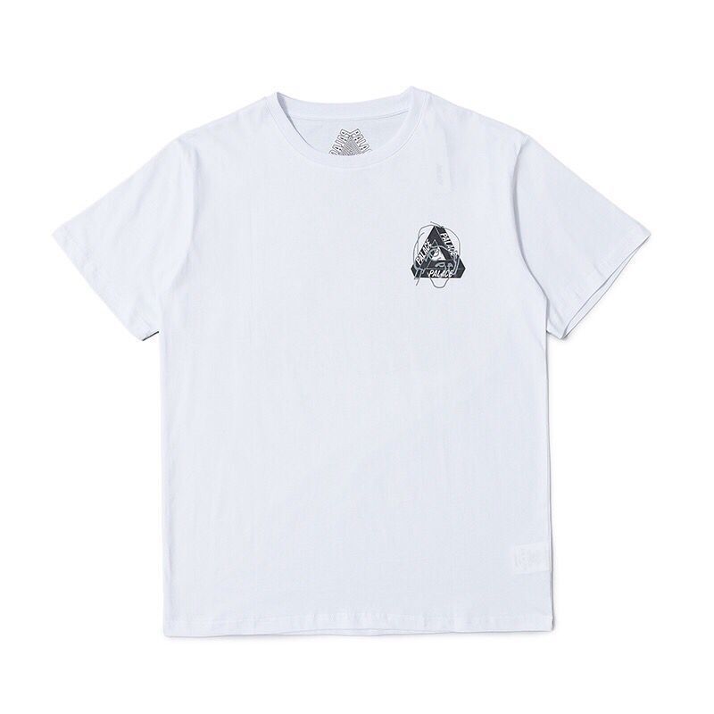 欧米の潮牌palace三角形双紗プリント高品質男女カジュアル半袖tシャツ|undefined