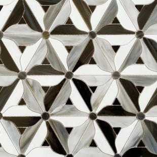 Factory Outlet Colorful Printed Glass Mosaic Tiles Support Customization