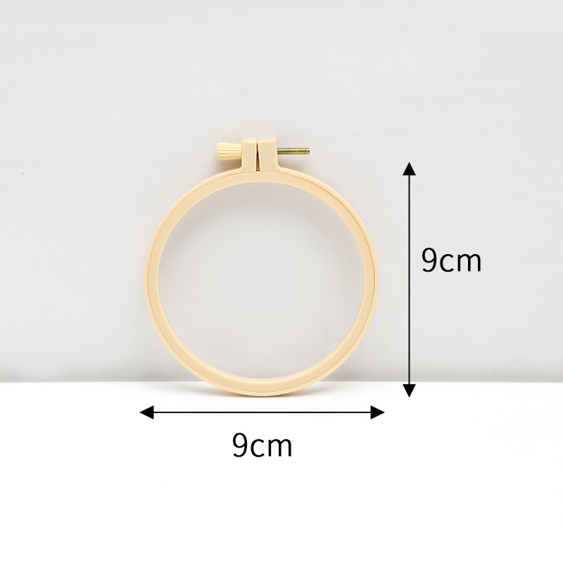 De bambú-como el bordado de plástico estiramiento bordado anillo bordado soporte bordado marco grande, mediano y pequeño tamaños