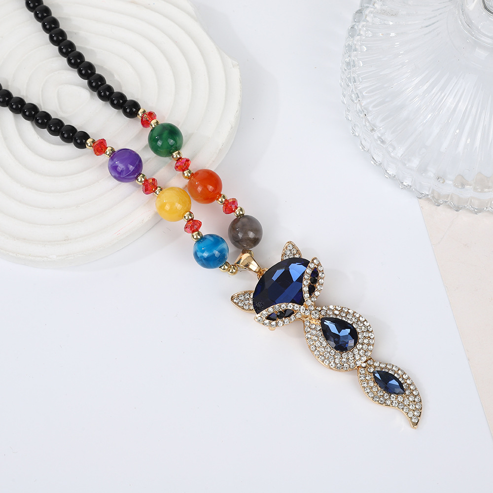 Accesorios de zorro Cadena de suéter de alta calidad collar largo de perlas para mujer nuevo collar de moda de otoño e invierno japonés y coreano