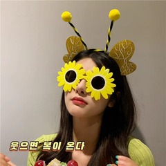 頭飾時尚可愛蝴蝶扮演發箍女網紅2023年新款頭箍百搭氣質搞怪飾品