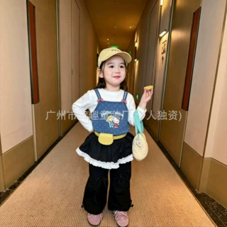 26新款女童穿搭韩里韩气的秋日穿搭氛围感女童穿搭温柔可爱舒适上